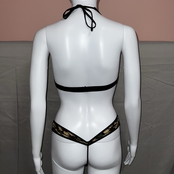 The Escanté Collection Camoflauge Bralette and Thong Set - Picture 2 of 3